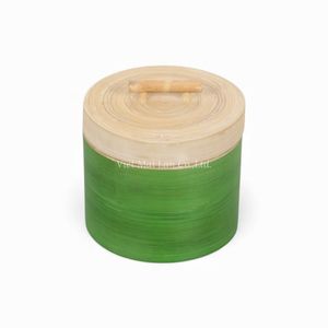 Tarro de laca hecho a mano, contenedor decorativo para almacenamiento en el hogar, cocina, mesa, baño. - Product Image 1