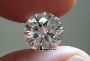 เพชรหลวมธรรมชาติ1มม.-1.25มม. กลม VS TO Si ความชัดเจนตัดดีสำหรับการทำสร้อยข้อมือและแหวน - Product Image 6