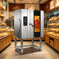 Four combiné autonome avec base de rangement, gaz ou électrique au choix, pour rôtir poulet et canard, four de cuisson commercial