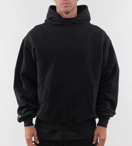 Sweat à capuche surdimensionné personnalisable de haute qualité, confortable, prix raisonnable, mélange de sweats à capuche surdimensionnés pour hommes - Product Image 2