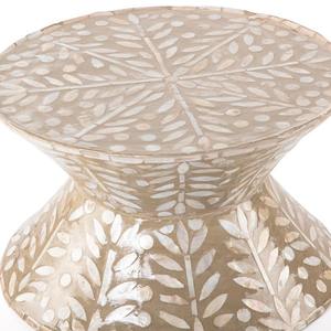 Support à gâteau de luxe double face en nacre avec dôme en verre, plateau rond décoratif incrusté pour desserts et chocolats, idéal pour le Ramadan - Product Image 4