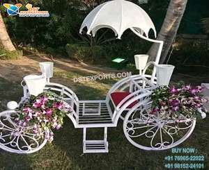 Rickshaw de entrada de boda Dhamakedar para novia Rickshaw de estilo único para novia Novio Estilo único Boda Novia Novio Entrada - Product Image 3