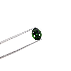 2.05cts Tourmaline verte chromée naturelle Pierre précieuse en vrac 9x7mm coupe ovale élégante et unique - Product Image 4