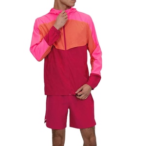 ชุดวอร์มผู้ชายสั่งทำพิเศษ ระบายอากาศได้ดี น้ำหนักเบา สไตล์สตรีทแวร์ ชุดวอร์มไนลอน ชุดวอร์มกันลม ผลิตโดย HS 2026 - Product Image 2