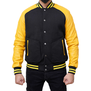 Logotipo personalizado bordado Varisty chaqueta diseñador botón béisbol hombres Varsity chaquetas para hombres - Product Image 6