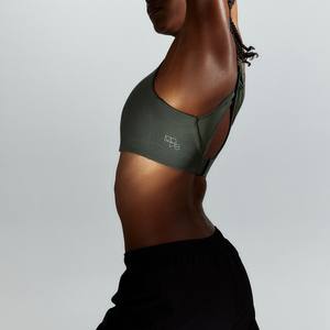 Ropa de Yoga de cintura alta con logotipo personalizado, ropa deportiva para gimnasio, conjuntos de fitness, 2 piezas, sujetador cruzado, conjunto de yoga para mujer, impresión personalizada - Product Image 2