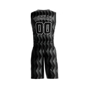 Ensemble de maillots de basket-ball à sublimation les plus vendus, sans manches, avec short, kit de maillot de basket-ball personnalisé, service OEM - Product Image 2