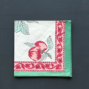 Venta al por mayor Lote de servilletas de algodón de bloque de mano Patrón surtido Servilletas bordadas Servilletas de cocina de color Rajasthani - Product Image 1