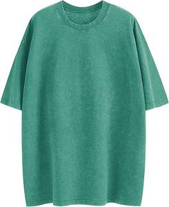 Camisetas de gran tamaño de moda para mujer Camiseta de algodón OEM con logotipo bordado o DTF para promoción de marca a granel - Product Image 2