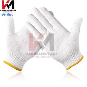 Gants en coton blanc de grande taille, gants doux et hydratants pour le soin des mains pendant la nuit, utilisation cosmétique, eczéma et inspection - Product Image 6