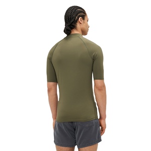 Men UV Protection Swim T Shirt Polyester Spandex Quick Dry Breathable Stretch <b>Surf</b> Shirt Beach Wear Custom OEM Factory - Product Image 3
