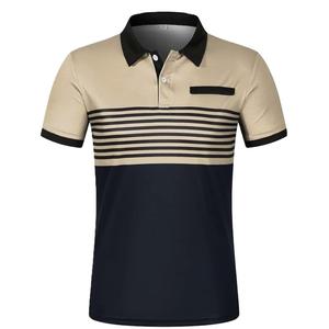 เสื้อโปโลถักแขนสั้นสำหรับผู้ชายเสื้อคอตตอนไซส์ใหญ่พิเศษเสื้อโปโลผ้าคอตตอนสำหรับ100% - Product Image 5