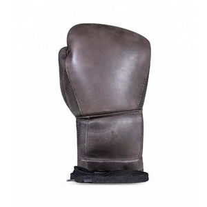 ถุงมือมวยหนัง PU คุณภาพสูงสำหรับผู้ใหญ่ถุงมือฝึกแบบผูกเชือกออกแบบโลโก้ได้ตามต้องการ - Product Image 3