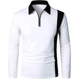 Haut pour homme Streetwear décontracté T-shirt à manches longues en coton, confortable, léger et respirant, séchage rapide, avec logo personnalisé - Product Image 1