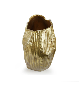 Florero de Metal de decoración de mesa de último diseñador, fabricante al por mayor, florero de Metal de latón de diseño hecho a mano - Product Image 1
