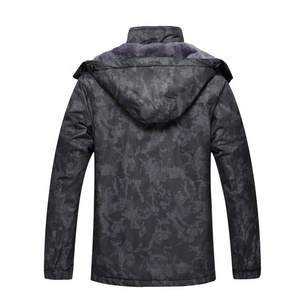Chaquetas Impermeables de Invierno para Hombre 2023, Cuello Alto, Ecológicas, Personalizables, Transpirables, para Exteriores, con Capucha - Product Image 1