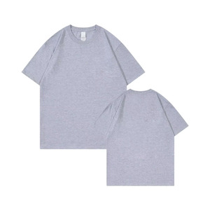 Logo personnalisé sérigraphié de haute qualité recadrée longueur de boîte pour hommes surdimensionné 100% coton 260GSM épaule basse formelle tricoté - Product Image 6