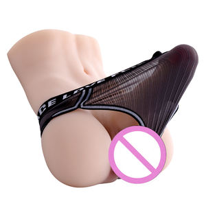 Taza de masturbación realista para mujeres con tacto Real, huevos, muñeca deslizante, productos de juguetes Gay para mujeres, Torso masculino de medio cuerpo con consolador grande - Product Image 5