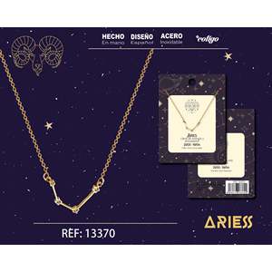 Dorado Aries collana di perline zodiacali con Strass alla moda collo Mapa Estelar