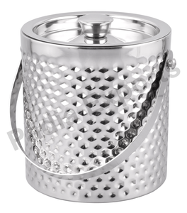 ถังใส่น้ำแข็งสำหรับตกแต่งบ้านและงานปาร์ตี้ทรงถังสีทองครึ่ง hm - Product Image 4