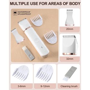 IPX7 Waterproof Women's Electric <b>Razor</b> with 2 Replaceable Ceramic Blade <b>Heads</b> USB Power Source for Face Arm Bikini Armpit - Product Image 3