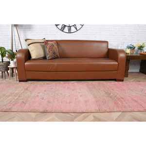 พรมขนาด 2.8x10 ฟุต, พรมวินเทจแบบ Runner, พรมเปอร์เซียสีชมพู - Product Image 5