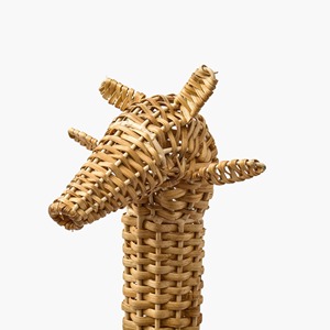 Cesta de Almacenamiento de Mimbre con Forma de Jirafa, Cesta de Almacenamiento Hecha a Mano, Venta al por Mayor, Ecológica, Hecha en Vietnam - Product Image 3