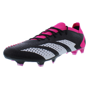 ADIDAS พรีเดเตอร์ Accuracy.1 L FG unisex รองเท้าฟุตบอลคอร์สีดำ/สีขาวเมฆ/ช็อกทีมสีชมพู2สี | 100% ของแท้ - Product Image 1