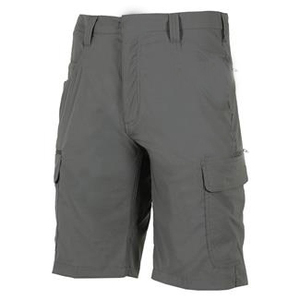 Pantalones cortos Cargo informales de verano para hombre, pantalones cortos tácticos hasta la rodilla deportivos de patrón sólido con múltiples bolsillos teñidos lisos - Product Image 6