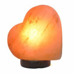 Lampe de sel de l'Himalaya de coeur romantique fait à la main sculpté cristal de sel naturel veilleuse lettre d'amour élégante pour la décoration intérieure pour - Product Image 6