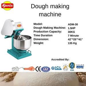 Machine à pâte commerciale de qualité supérieure, mélangeur automatique 30kg à usage intensif pour boulangerie, restaurant, vente en gros, prix bon marché OEM ODM - Product Image 2