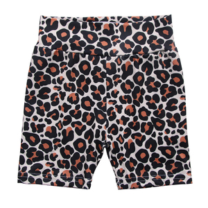 Vente chaude été enfants Biker Shorts taille haute Style décontracté pour adolescents garçons bébé filles respirant tricoté peau impression amicale - Product Image 4