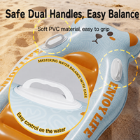 Planche de surf gonflable pour enfants avec poignées, bodyboard, flotteur de natation pour la plage et la piscine, planche de surf légère en PVC pour l'entraînement des enfants