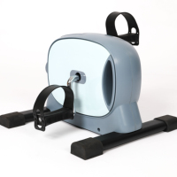 Mini vélo d'exercice portable pour personnes âgées et réadaptation, entraîneur de pédalage pour bras et jambes avec affichage numérique, équipement de physiothérapie à domicile