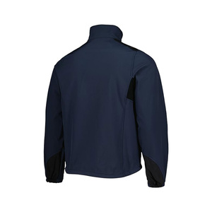 Diseño personalizado ropa de trabajo de invierno a prueba de viento impermeable Forro de malla cremallera chaqueta de concha suave - Product Image 3