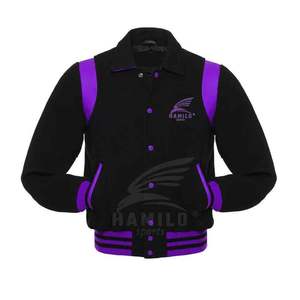 Mode Nouveau Style Varsity Letterman Vestes Laine Corps avec Manches En Cuir Jeunesse Collège Varsity Vestes Lycée Vestes - Product Image 1