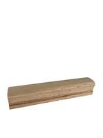 Main courante contemporaine 6010P Top Product Main courante en chêne blanc avec filet Pièces d'escalier OEM ODM Disponible pour tout escalier EFS