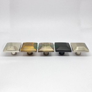 Tiradores de cajón en forma de pirámide de latón, tirador de armario, herrajes para muebles, fabricantes a granel, pulido - Product Image 3