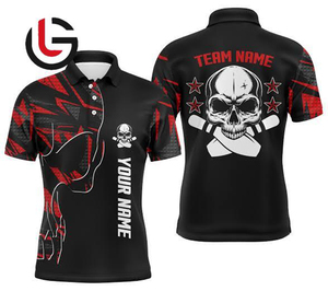 เสื้อโปโลสำหรับเล่นกีฬากลางแจ้งของคริกเก็ตใหม่เสื้อโปโลสำหรับผู้หญิงพิมพ์ลาย100% โพลีเอสเตอร์สแปนเด็กซ์240กรัมตามสั่ง - Product Image 1