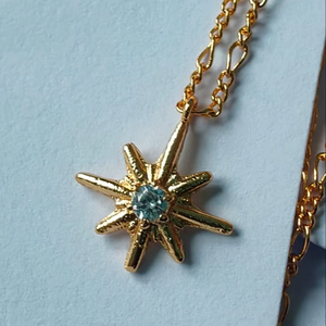 Ramavati Gems - Colgante de Concha de Latón Chapado en Oro de 18K, Antideslustre, Bonito, Impermeable, Accesorio de Moda para Hombre y Mujer - Product Image 1