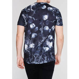 Camiseta deportiva de poliéster 100% con estampado personalizado para hombre, camisetas de sublimación en blanco de punto transpirable y ligero, precio al por mayor - Product Image 2