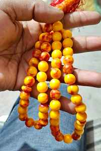 ลูกประคำอิสลามคุณภาพดีที่สุด พร้อมลูกปัดเรซิ่นขนาดใหญ่ สีดำ ลูกปัดเรซิ่นแลมป์เวิร์คและลูกปัดแก้ว ผลิตภัณฑ์คุณภาพดีที่สุด - Product Image 2