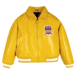 Chaqueta de Cuero Avirex para Hombre, Chaqueta de Piloto de Cuero Genuino, Chaqueta de Aviador, Chaqueta de Invierno Avirex Icon, Proveedor Mayorista - Product Image 2