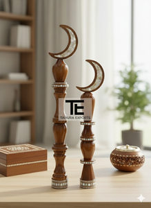 ของตกแต่งโต๊ะรูปพระจันทร์เสี้ยวทำมือศิลปะอิสลามของตกแต่งบ้าน - Product Image 4
