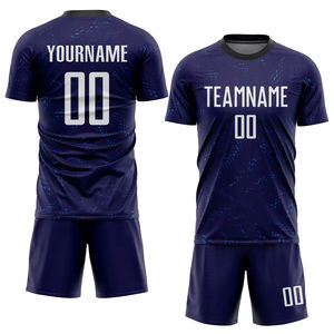 Camiseta de fútbol transpirable de poliéster liso sublimado para hombre, conjuntos de uniformes de fútbol, ropa deportiva, conjunto de camisetas, juegos completos THT WEARS - Product Image 6