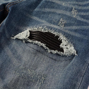 Jeans bleu foncé Pantalons pour hommes Street Style Jeans pour hommes Jeans de créateurs pour hommes - Product Image 4