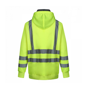 High Viz Workwear Chaqueta DE SEGURIDAD DE bombardero de alta visibilidad Chaqueta reflectante impermeable Chaqueta de construcción con logotipo personalizado - Product Image 6