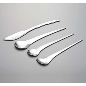 Nuevo diseño personalizado portugués caliente elegante vajilla de acero inoxidable plateado de lujo vajilla cubiertos juego de cubiertos - Product Image 3