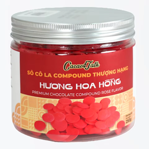 Botón de chocolate compuesto HALAL de excelente calidad OEM/ODM Botón de cacao de chocolate rosa para panadería Alimentos Dulces Suministro a granel Alimentos - Product Image 1