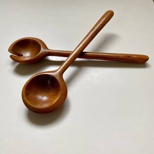 Juego de Cubiertos de Madera Clásico, Acabado Natural Elegante, Utensilios Reutilizables para las Necesidades Diarias de la Mesa - Product Image 2